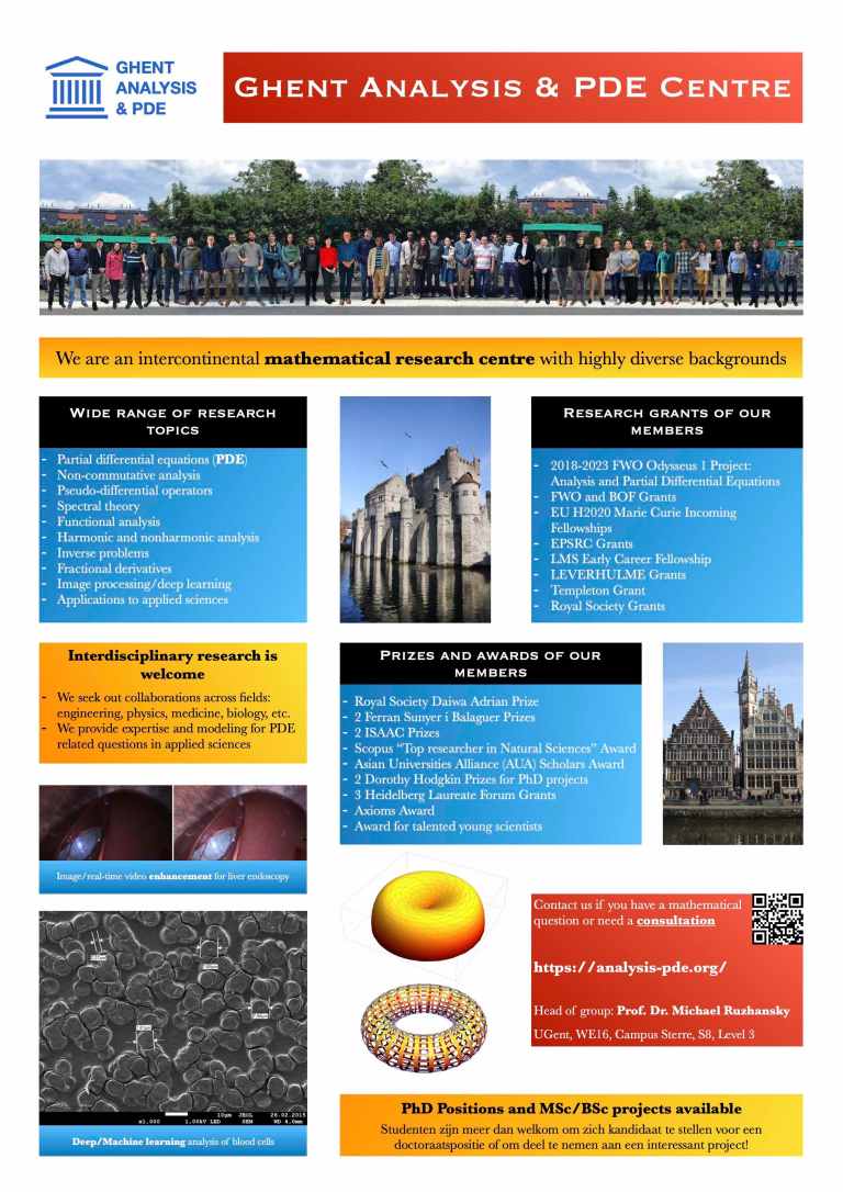 Ghent Analysis & PDE Center – Intercontinental research group in ...