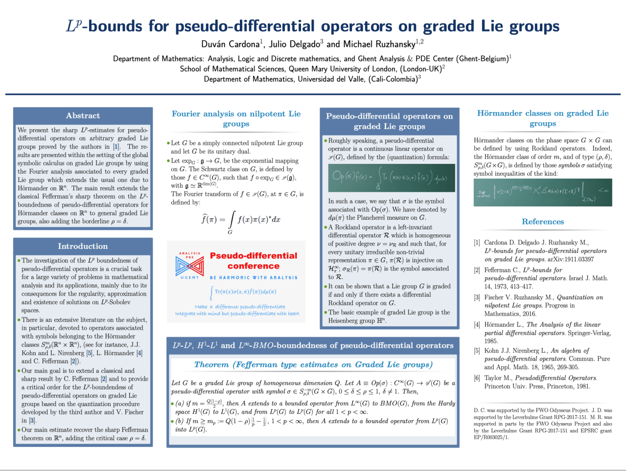 Ghent Analysis & PDE Center – Intercontinental research group in ...