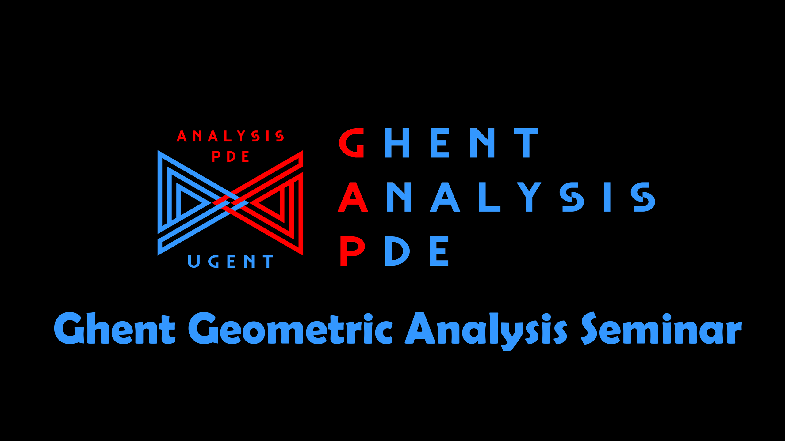 Ghent Geometric Analysis Seminar – Ghent Analysis & PDE Center