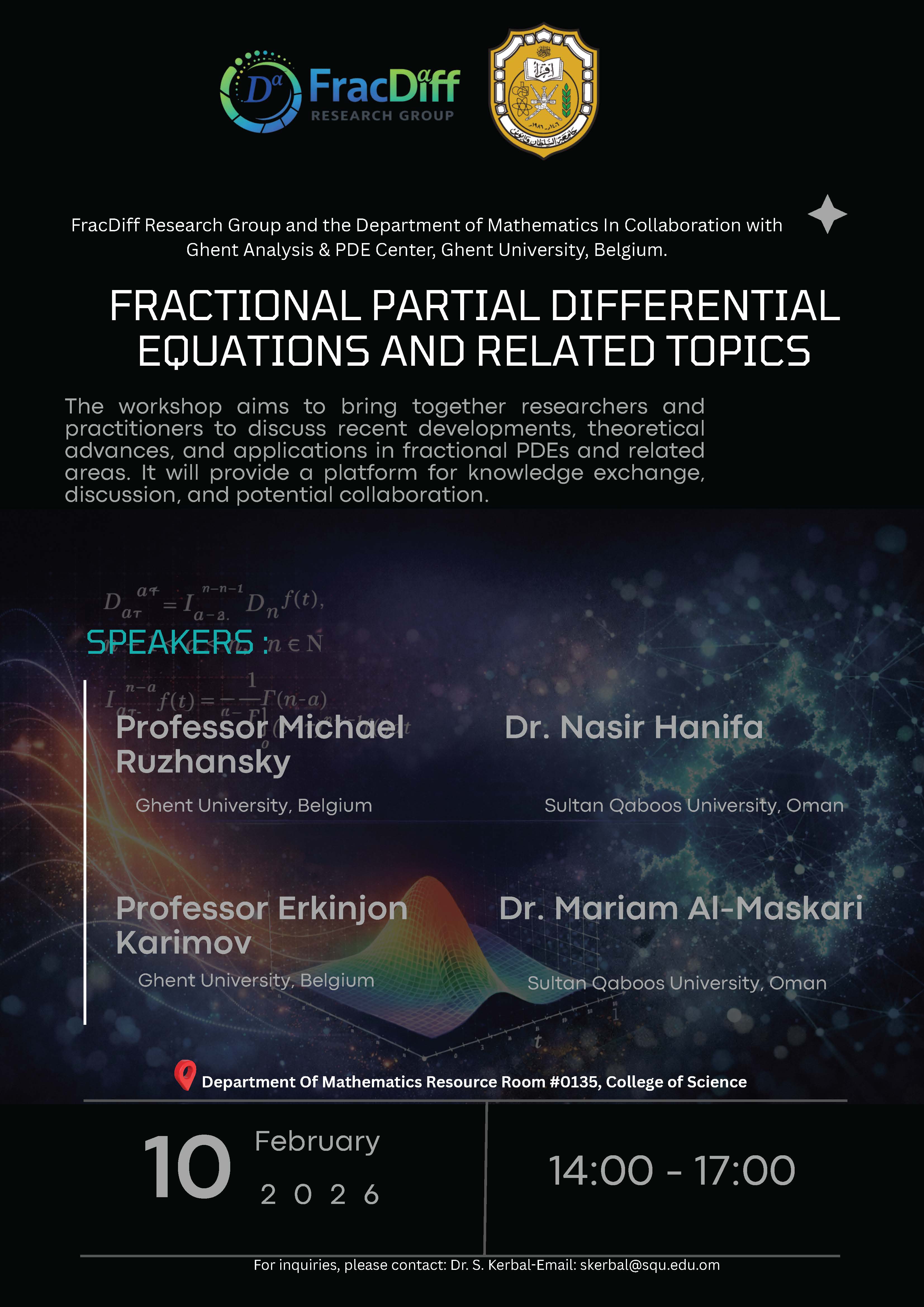 Workshop on Fractional PDEs and Related Topics – Ghent Analysis & PDE ...